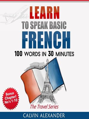 cover image of Learn to Speak Basic French